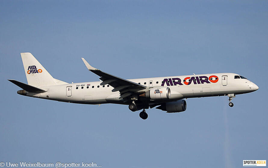 Air Cairo SU-BVI EMB-190LR CGN 22.01.2026 Uwe Weixelbaum